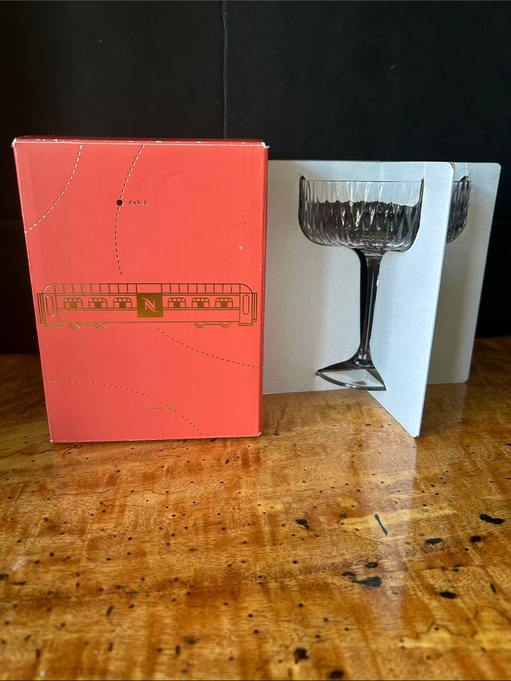 NEW NESPRESSO Barista Festive Martini Glass